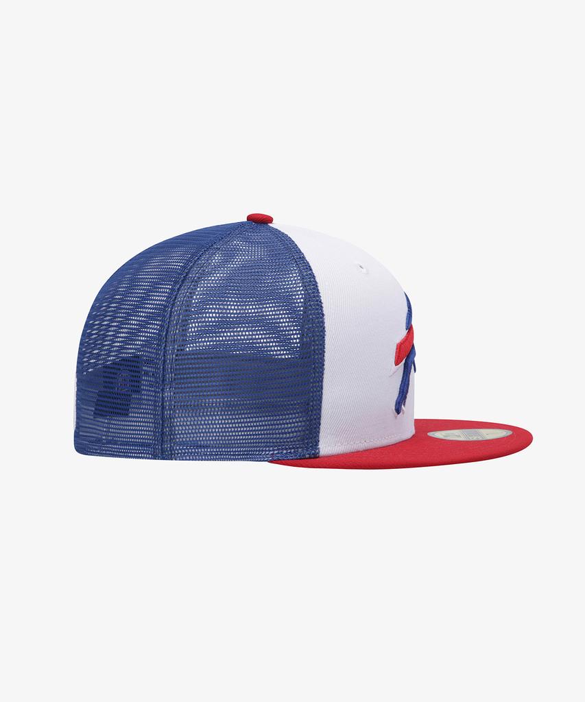 NEW ERA Nfl Buffalo Bills Basic Mesh Fitted Cap Optic White/Scarlet 15131686