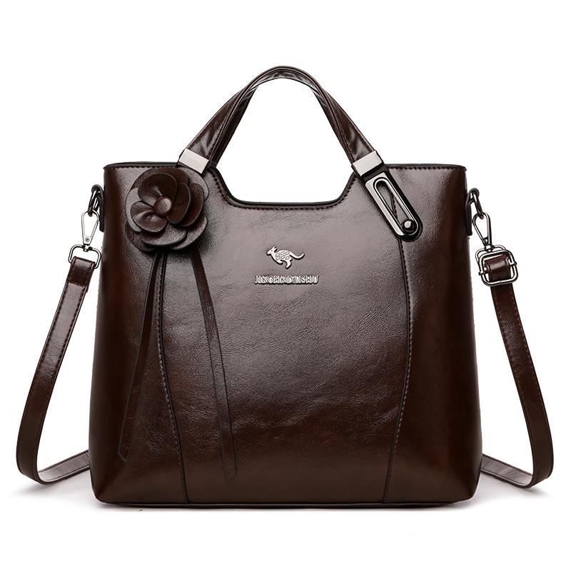 Винтажная женская сумка-тоут для поездок на работу, большая вместительная сумка через плечо