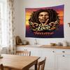 Bob Marley One Love Reggae Personalized Name Large Decorative Tapestry, Great Holiday Gifts, Photo Backdrop for Bedroom Dorm Parties