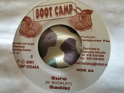 Пластинка 7 дюймов SADIKI / MORGAN HERITAGE - Sure / Jealousy BCMP0054 Boot Camp Recor 2001 Ямайка Регги, Ска и Даб Б/у