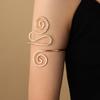 Popular Accessories Hollow Out Geometric Pattern Bracelet Leaf Butterfly Arm Chain
