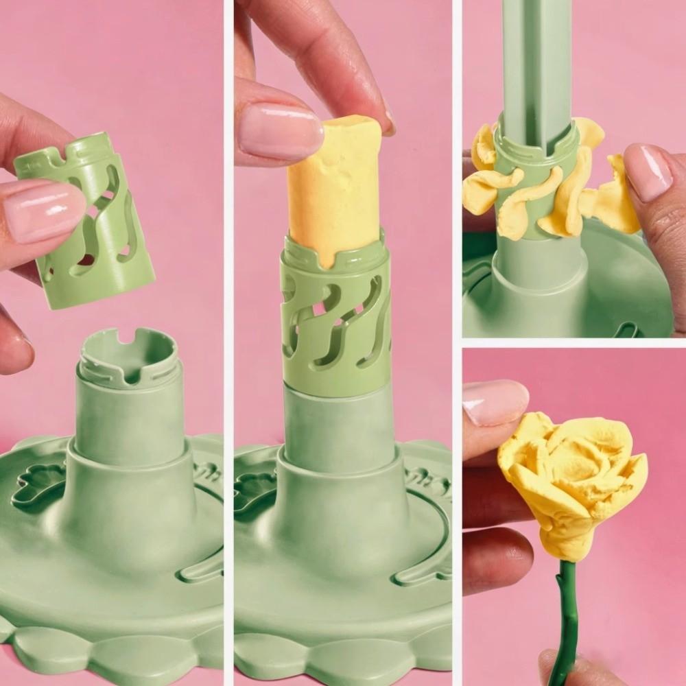 9 Shaping Sleeves Modular Clay Bloom Maker 3D Printed DIY Clay Floral Mold Tool Polymer Clay