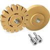 Decal Remover Eraser Wheel, 4 Inch Rubber Wheel Sticker Remover With Drill Adaptor, Vinyl Decal Remover, Adhesive Pin Stripe Removal Tool For Cars,