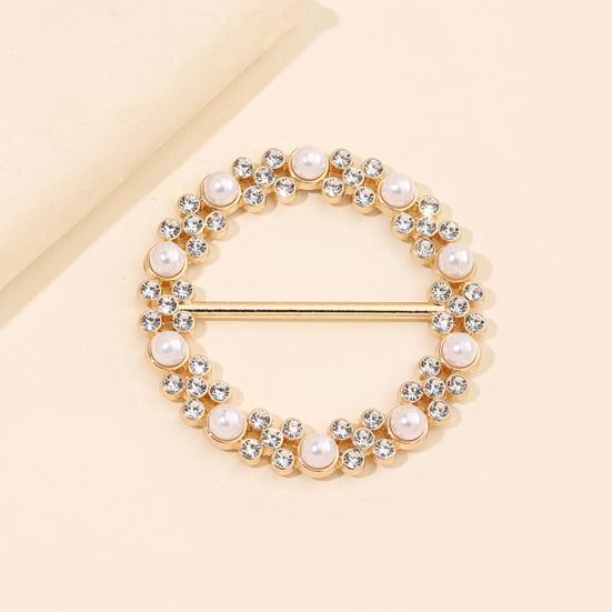 4 шт. зажим для кольца рубашки женские зажимы для галстука шарфа с искусственным жемчугом и стразами