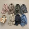 Solid Color Cotton Linen Scarves Women Hijab Muslim Spring Summer Soft Scarf Female Fashion Long Shawl Wrap