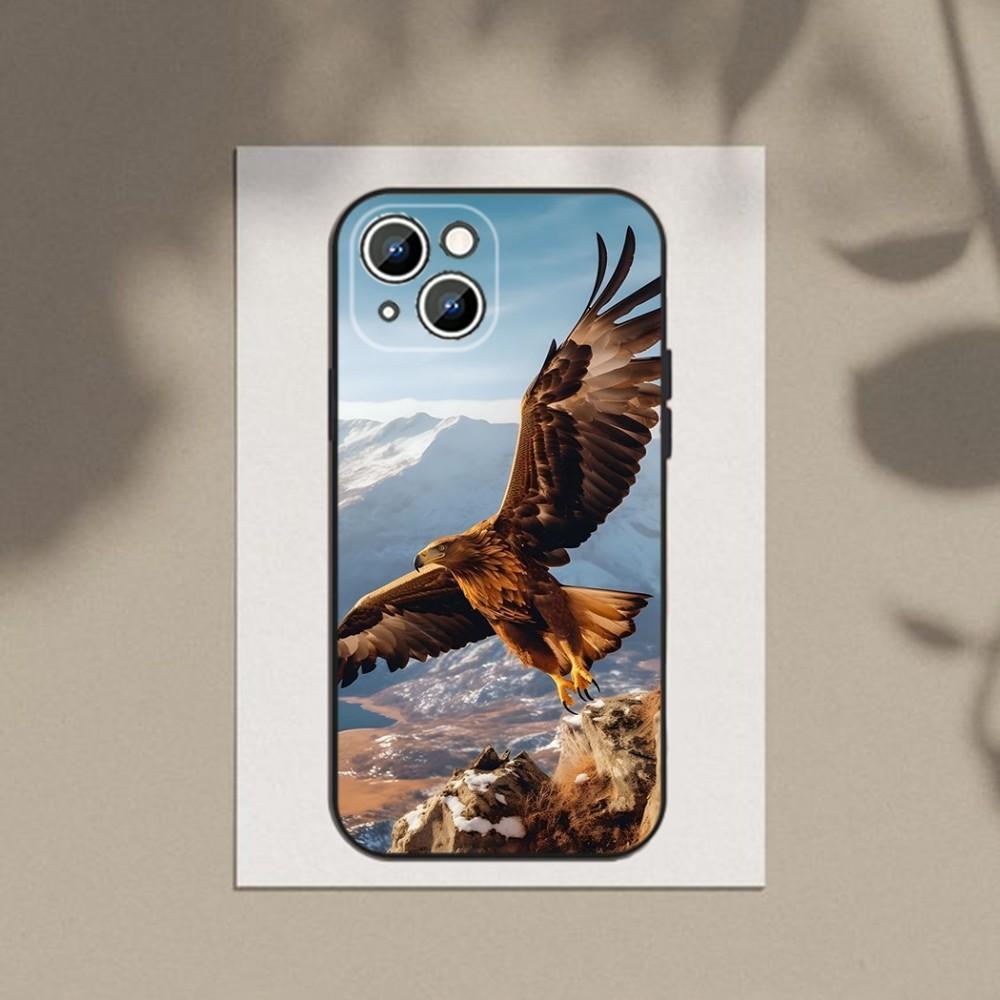 Ультратонкий чехол Eagle King TPU для iPhone 6-16ProMax/SamsungS7-S24Ultra/Redmi13TPro - ударопрочный, устойчивый к царапинам, рельефный чехол CameraSafe