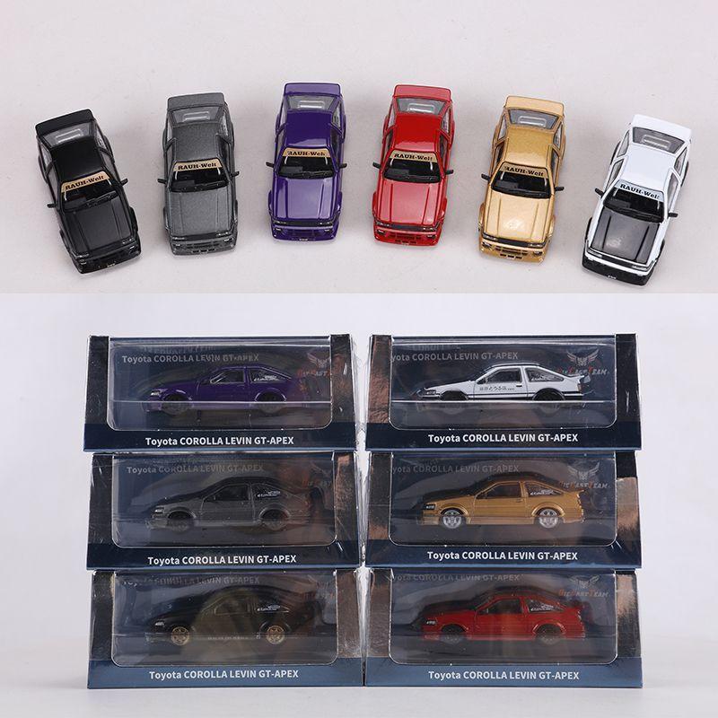 DCT 1:64 Toyota AE86 Ширококузовная Модифицированная Версия Коллекция Моделей Автомобилей Высококачественная Симуляционная Литая Под Давлением Модель Автомобиля из Сплава