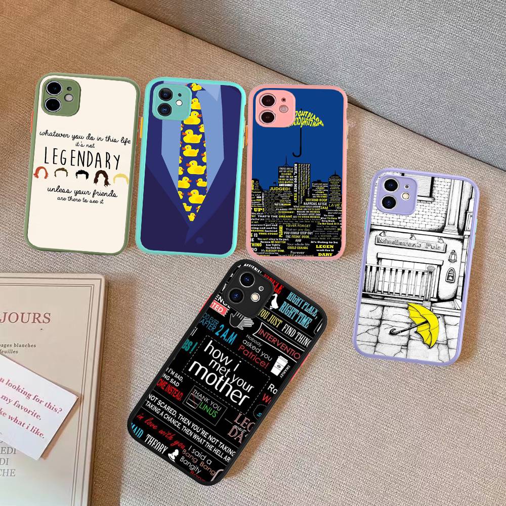 How I Met Your Mother Himym Phone Case for iPhone 16 15 14 11 12 13 Pro Max X XS Translucent Matte Cover