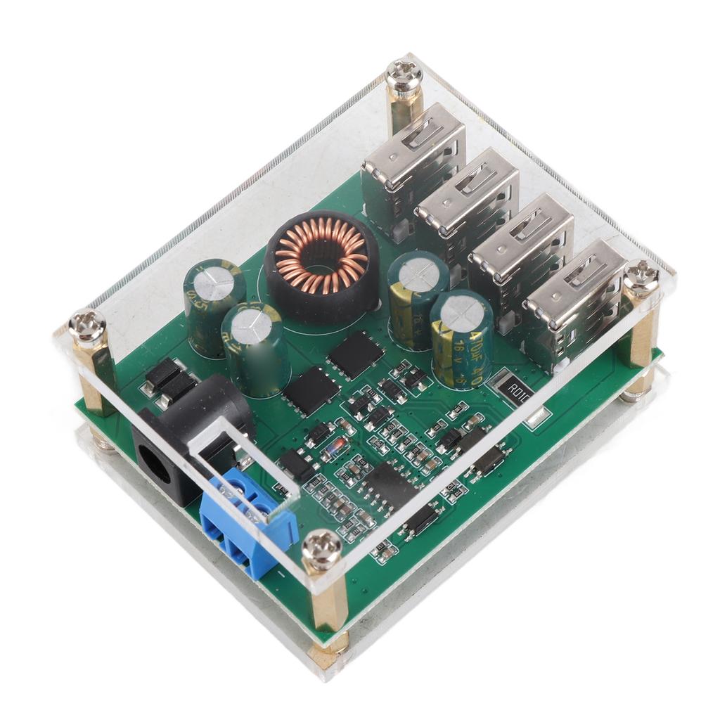 DC?DC 7?60V To 5V 5A 4USB Output Step Down Converter Step Down Power Supply Case