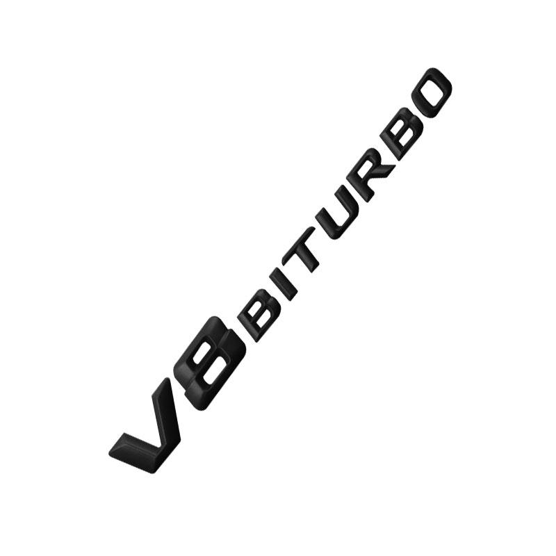 1Pcs Car Trunk 3D Sticker Sideways Sticker Car Hood Sticker For Mercedes-Benzs V8 BITURBO CLK CLA Class CES SLK GLK SLS CLG GLE GLC GLB