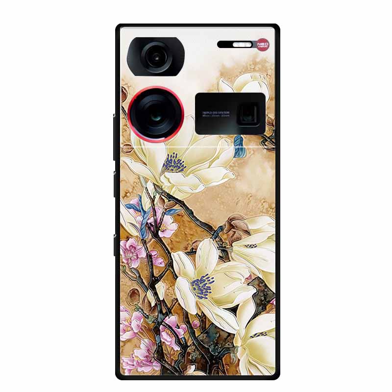 3D Тисненый Чехол Для Телефона ZTE Nubia Z60 Ultra Чехол Для Телефона Цветы Мягкий Силикон Coque Для Nubia Z60 Ultra Задняя Крышка Чехлы Z 60 Z60Ultra