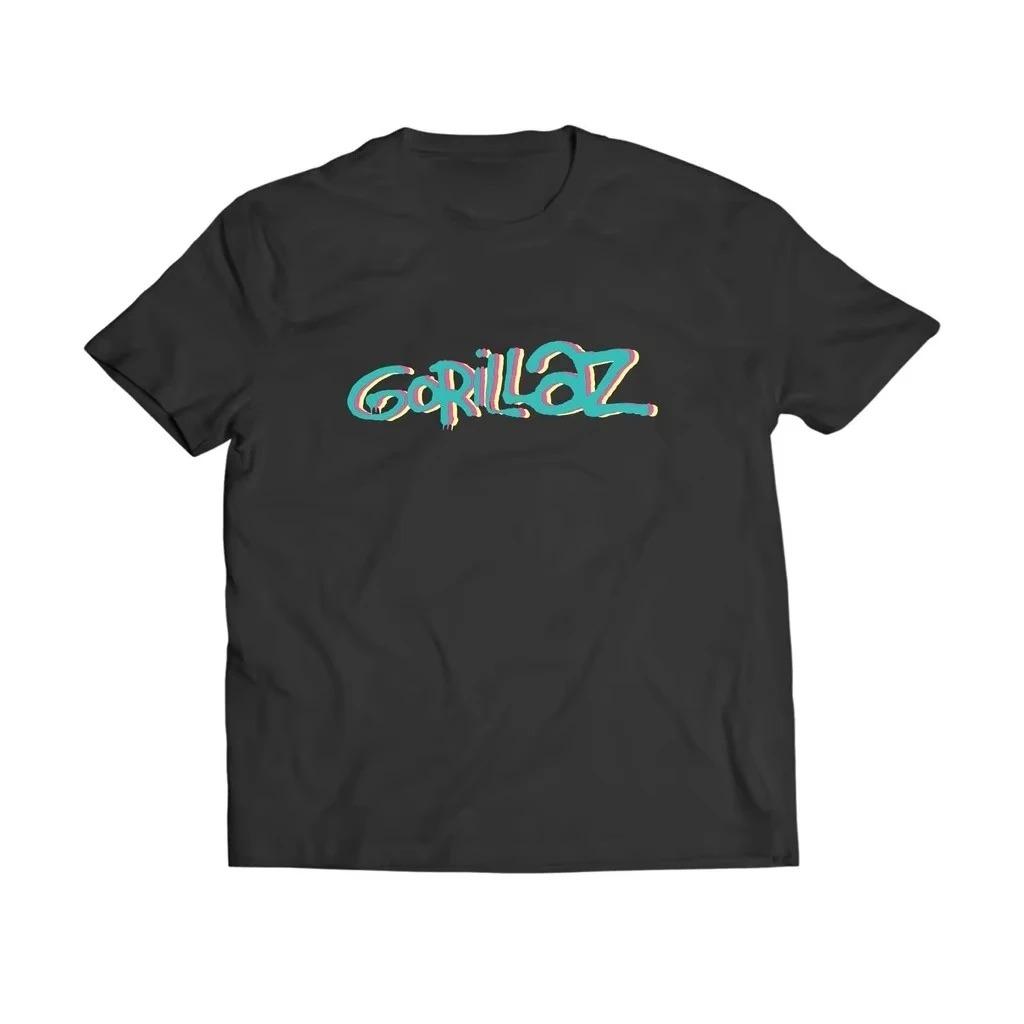 British Virtual Band Gorillaz Graphic Print 2026 Summer New Tshirt Unisex Unisex Streetwear Y2k Fashion Cotton Casual Oversized Top