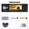 Hippcron Car Radio 1 Din Autoradio 4022D Bluetooth 4.1" Screen Support Rear View Camera Steering Wheel Contral Car Stereo