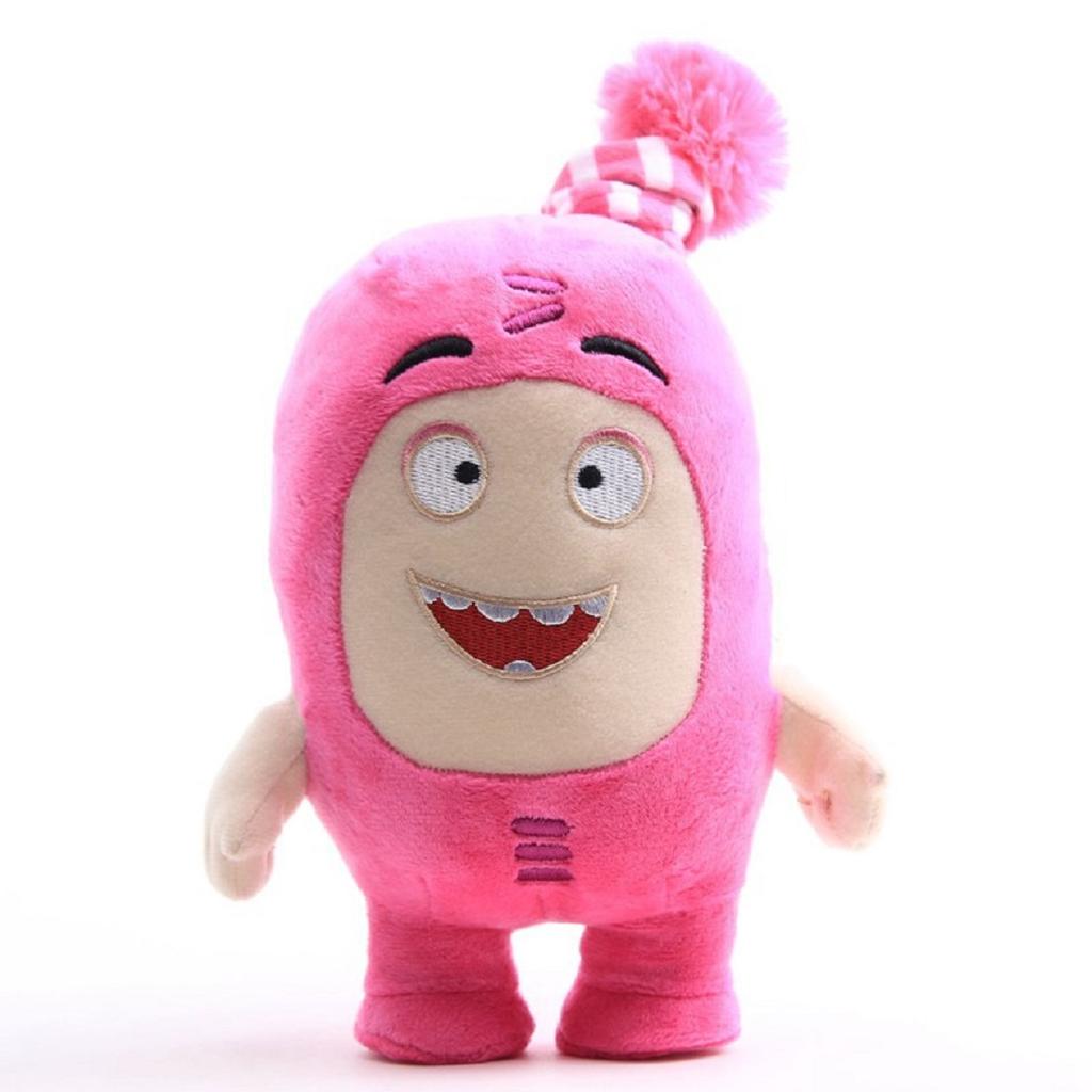 8 шт./Лот Oddbods Мультяшные Плюшевые Игрушки Мягкая Детская Игрушка Коллекция Детская Кукла Рождественский Подарок на День Рождения Украшение Дома 18 см-24 см