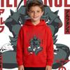 "Fullmetal Alchemist" Alphonse Graphic Streetwear Hip-Hop Hoodie – Fleece-Lined, Thickened Casual Pullover for Boys and Girls (Autumn/Winter)