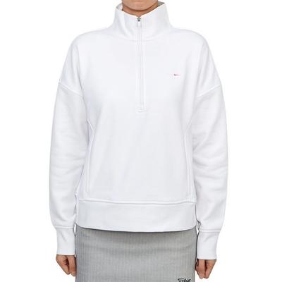 Zippor Golfwear Женская футболка с длинным рукавом на молнии с полузастежкой Glm000011 Sno