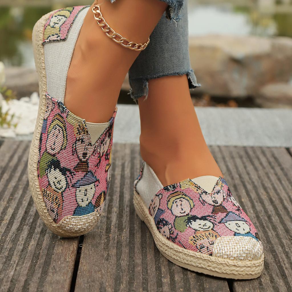 Модные новые модные женские туфли с круглым носком 2024 года, осенние легкие дышащие мокасины, повседневные удобные туфли на плоской подошве