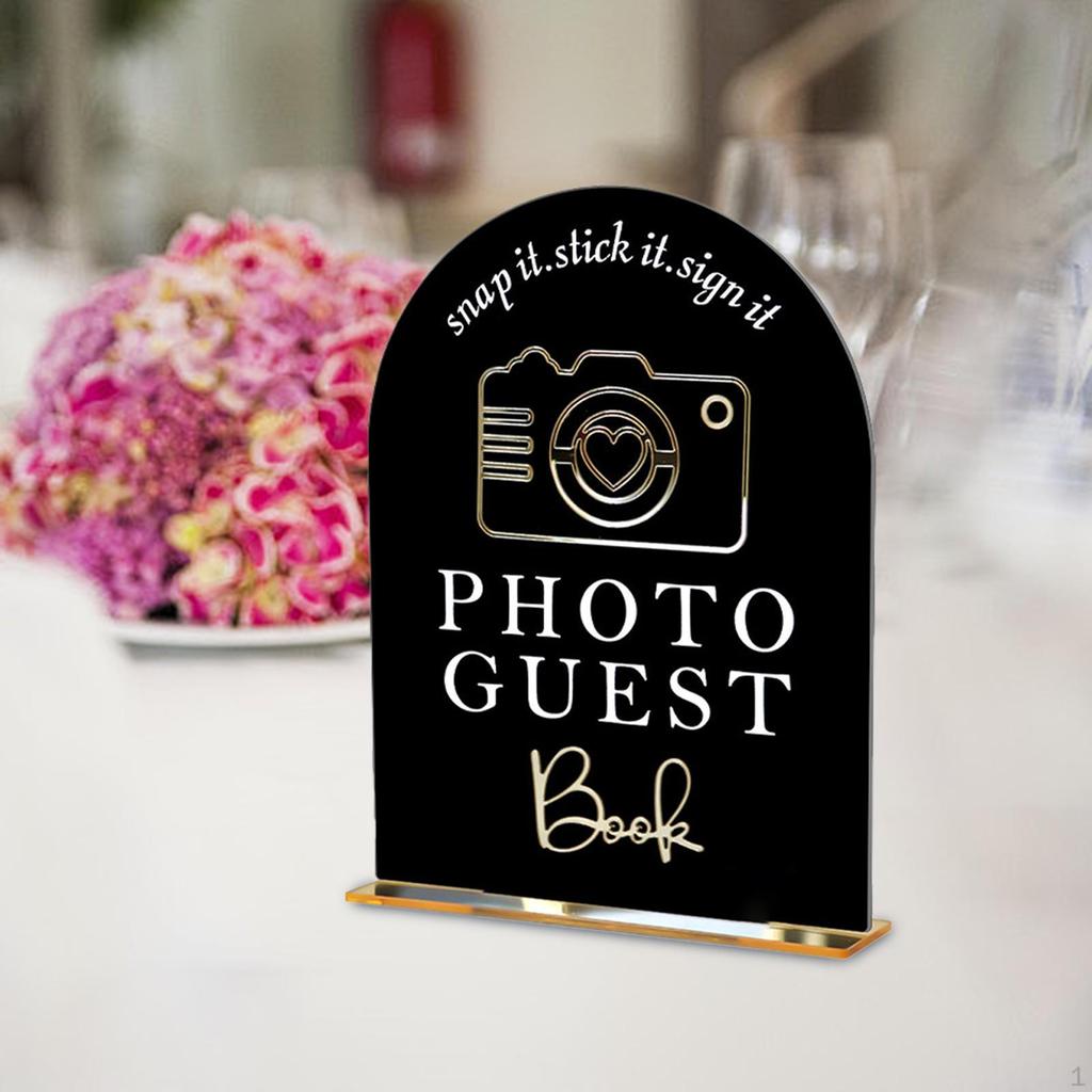 Акриловая табличка для свадебных мероприятий и украшения памятного стола на банкет