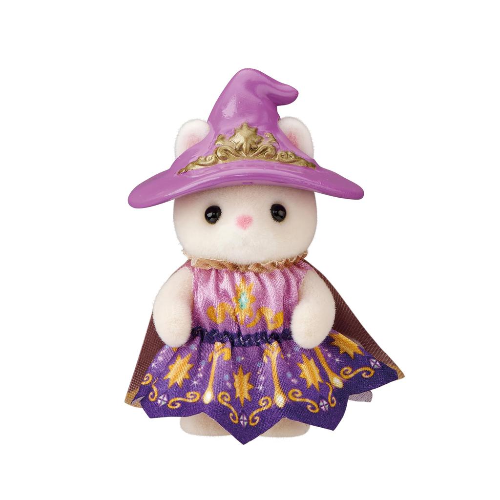 EPOCH Sylvanian Families Calico Critters Little Tales Collection Flying Broom on a Moonlit Night LT-04 ST Mark Certified Dollhouse Toy Ages 3+