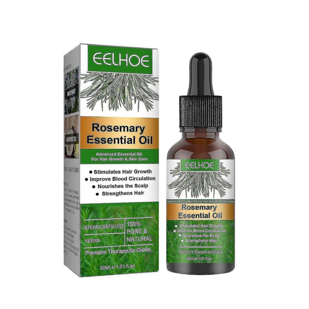 3pcs 30ml Rosemary Hair Oil Nourishment Scalp Stimulates Hair Growth Hair Care Oil - RIpj