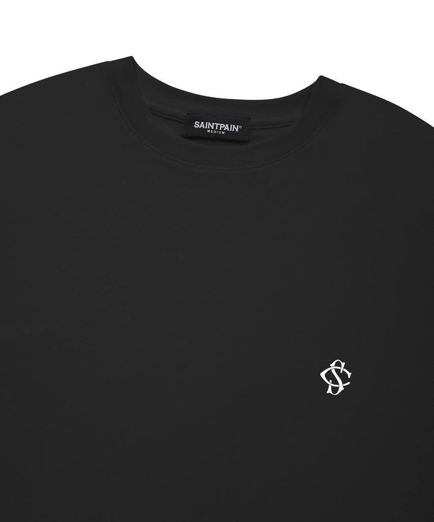 SAINTPAIN Sp Signature Logo Long Sleeve T-Shirt - Black
