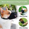 Dog Muzzle, Soft Mesh Muzzle for Small Medium Large Dogs, Puppy Muzzle for Biting Chewing Grooming(Black)