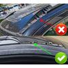 Car Front Rear Roof Rack Luggage Bar Rail End Shell Cover for Mercedes-Benz VIANO V260 2008 2009 2010 2011 2012 2013 2014 2015