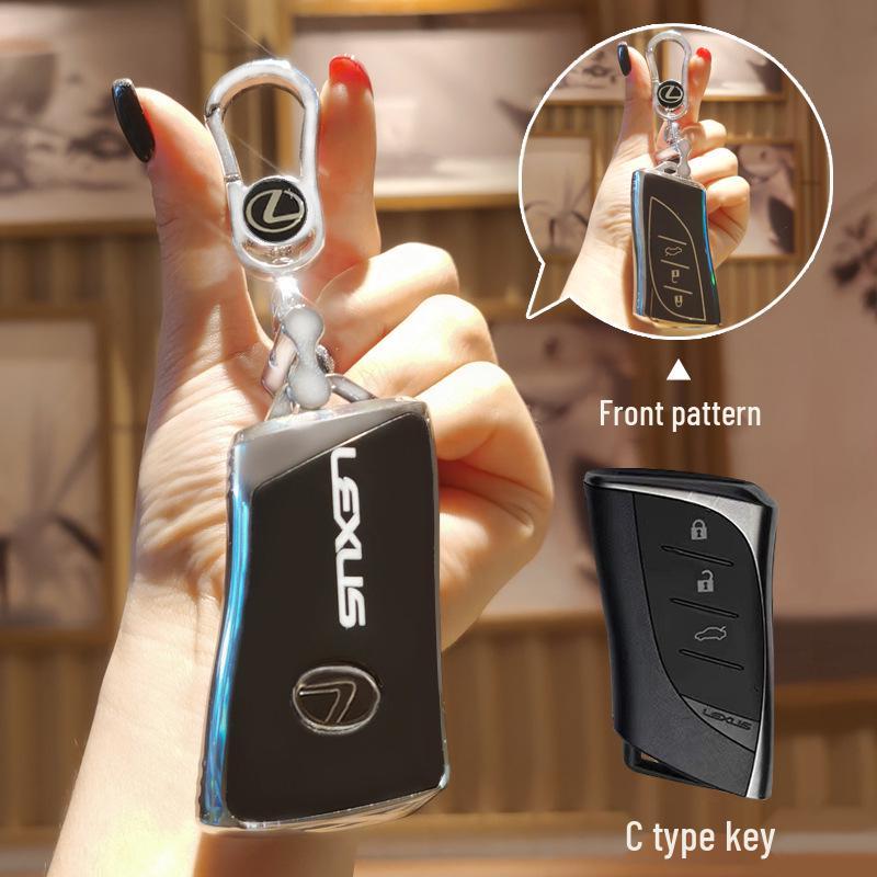 Чехол для ключа Lexus для ES200, NX350h, 300h, LS500h, UX260h (Модели 2022 года) - Женская пряжка для ремня автомобиля