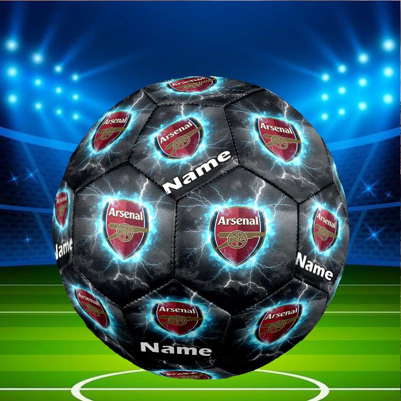 Custom Name Personalized football team F.C-A Print Size 5 Soccer Ball Training & Match Football, for Team, Kicking, Gift for Football Enthusiasts