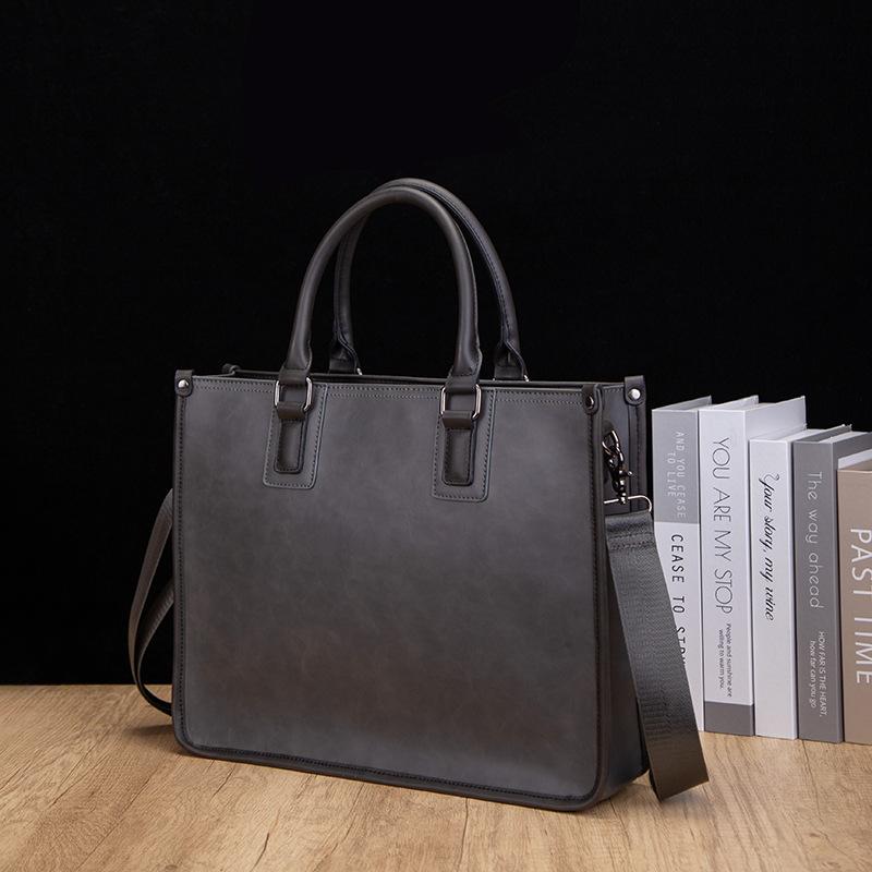 Мужская сумка через плечо Business Commuter Messenger Bag 14 дюймов Компьютерная сумка Швейный износостойкий портфель