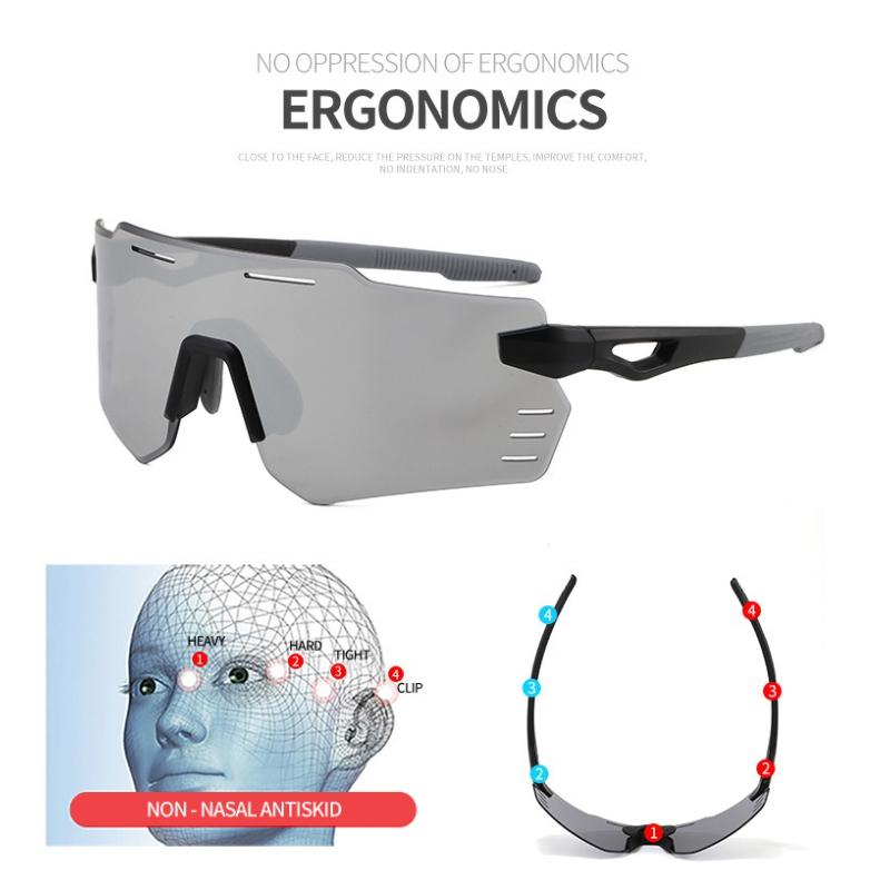Polarized Sports Sunglasses for Men Women Outdoor Ultra-Lightweight UV400 Protection Sun Glasses for Cycling Running Driving Mountain Bike Sunglasses
