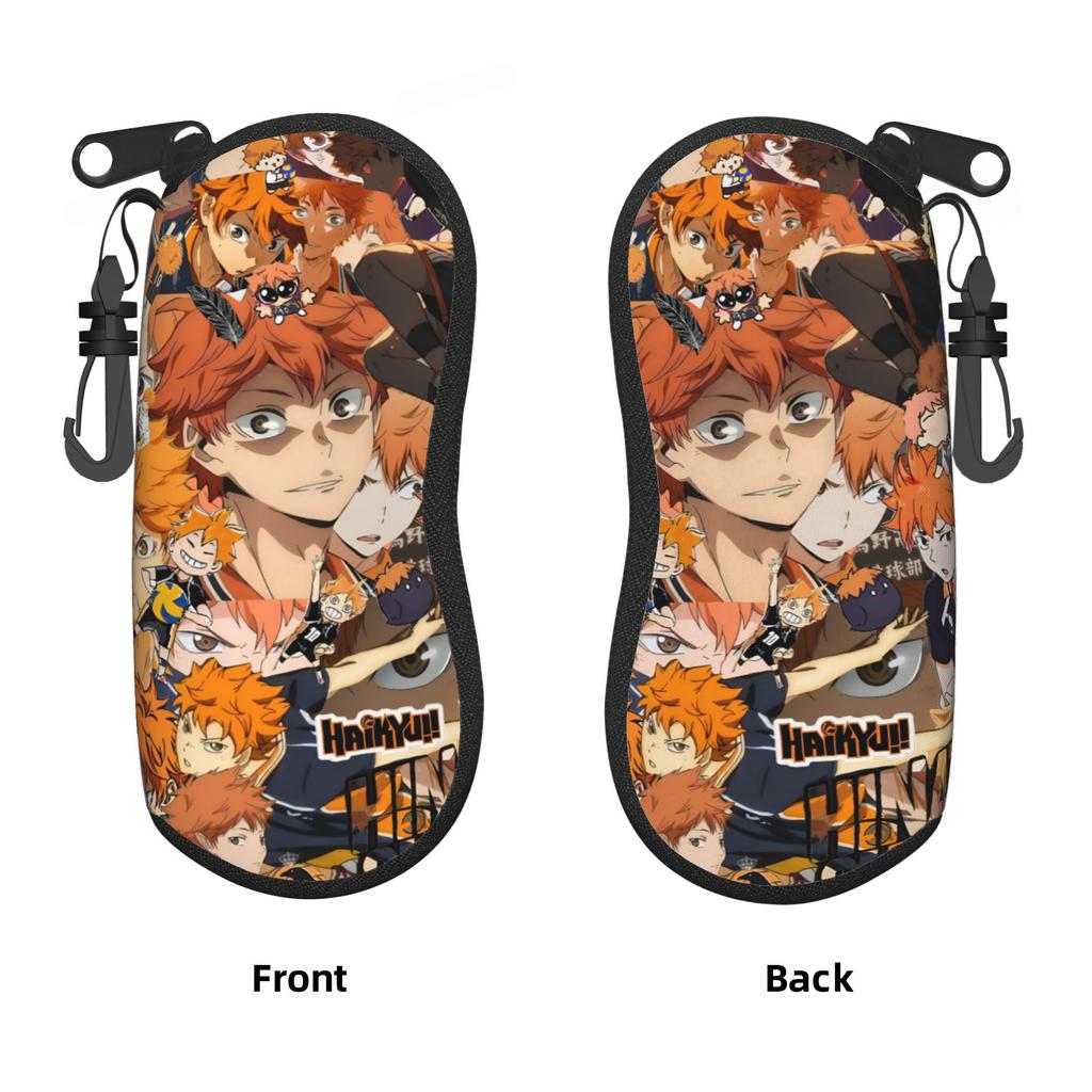 Custom H-Haikyuues Anime Hot Shell Eyeglasses Protector Cases Women Men Sunglass Case Glasses Bag