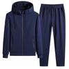 Spring Men's Large Size Hooded Suit Cardigan Sweatshirt Sports Pants Suit