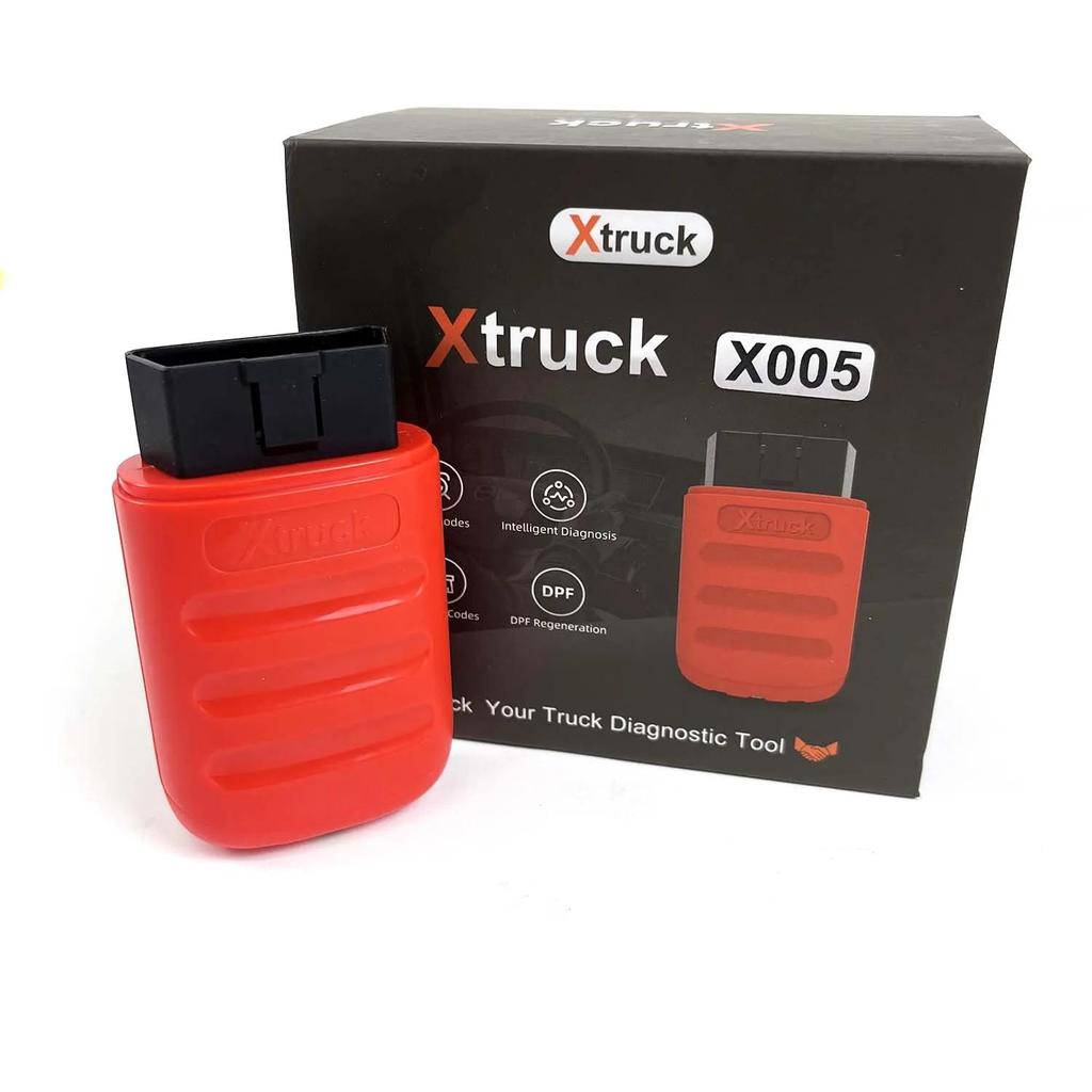 Xtruck X005 Bluetooth Сканер для диагностики грузовиков Прошивка ЭБУ Для чтения и сброса кодов неисправностей, Тест регенерации DPF. для SHACMAN SINOTRUK