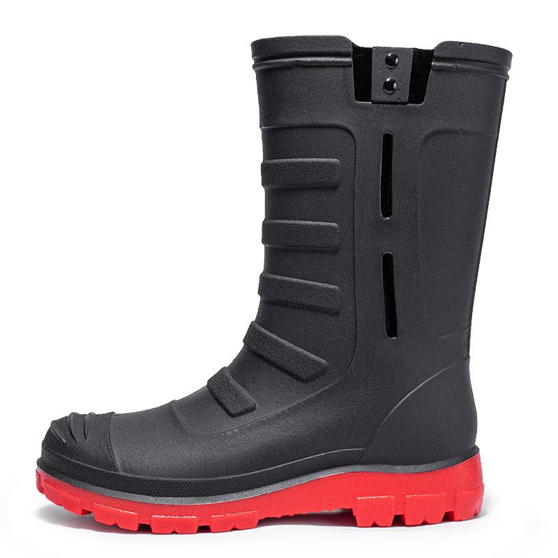 Сапоги для мужчин на открытом воздухе для пар, высокие дождевые туфли, водонепроницаемые галоши, сапоги для мужчин, рыбалки, работы в саду, резиновые сапоги для женщин и мужчин