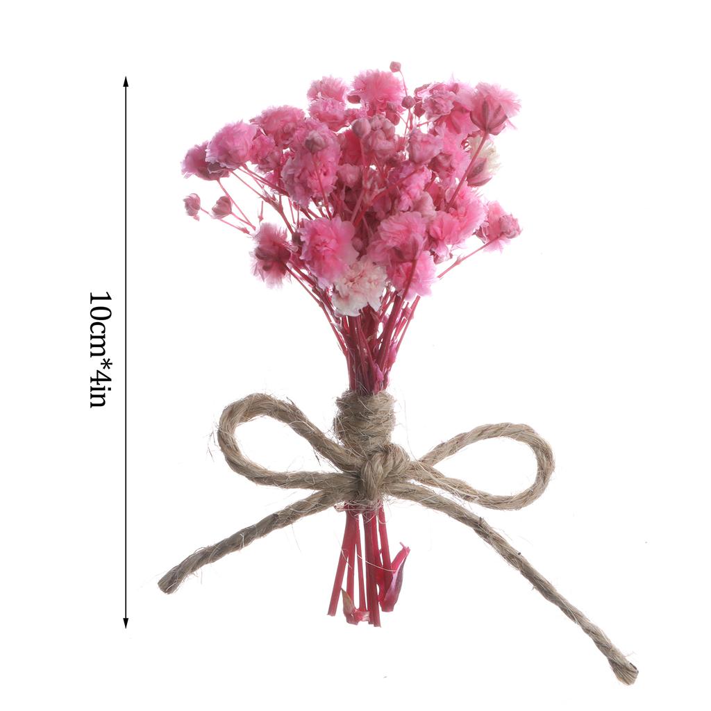 Мини-букеты цветов, букеты из сухоцветов и гипсофилы для поделок своими руками