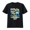 Palau Palauan Flag Cute Until My Comes Out T Shirt vintage Washed Top For Everyday Wear Slightly Stylish Unisex Casual Soft