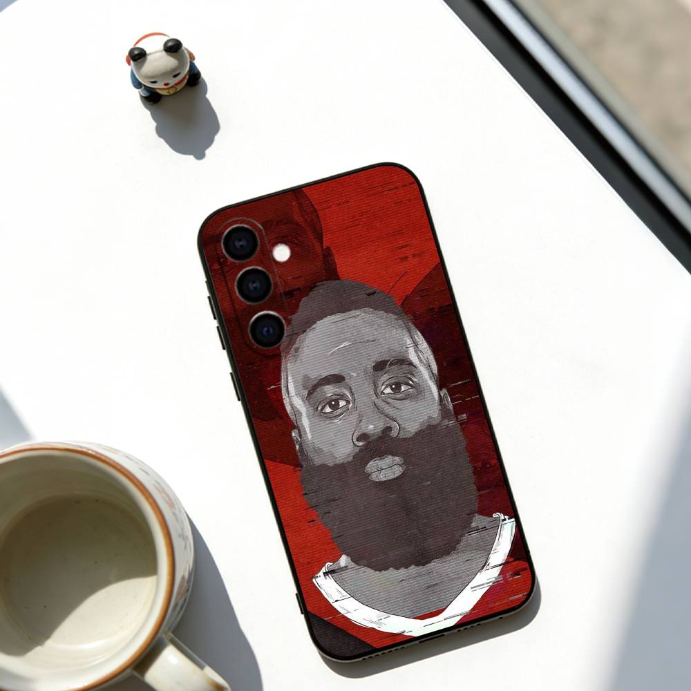 James Harden Phone Case For Samsung Galaxy A73,A72,A71,A70,A53,A52,A51,Soft Black Cover