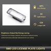 2 шт. светодиодные лампы освещения номерного знака для VW Passat B6 CC Eos Golf 4 5 6 7 MK7 Polo Superb Seat Leon Altea