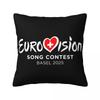 Eurovision Song Contest Flags Hearts Esc Ebu Eurofans Pillow Case Music Cushion Covers Decor Pillowcase For Car 45X45Cm