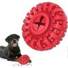 Durable Dog Chew Toy for Aggressive Chews, Solid Tire, Non-Toxic Resistant Rubber Teeth Cleaning Toys