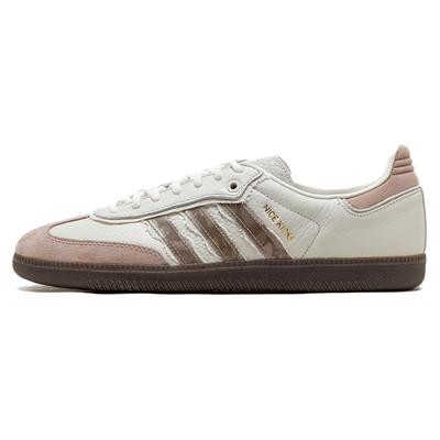 Кроссовки унисекс Nice Kicks x Samba Consortium Cup Белые Тальково-коричневые IE0172