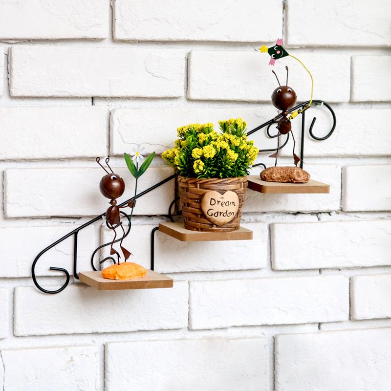 1 шт., декоративная рамка для лестницы в стиле ретро, настенное крепление для хранения вещей, предметы интерьера, эстетическое украшение, настенная живопись в деревенском стиле