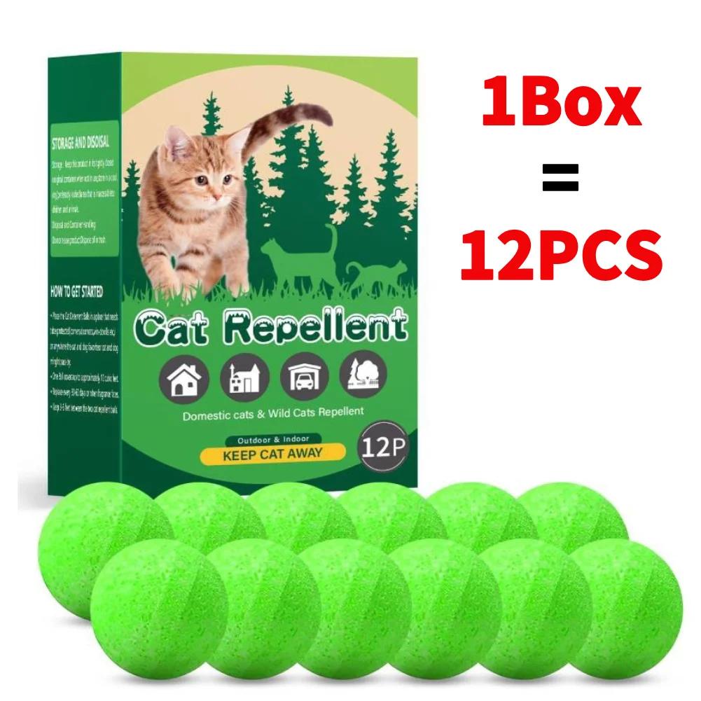 12 Pack Cat Deterrent Outdoor Indoor Natural Peppermint Oil Dog Repellent Keep Cats Off Yard Garden Lawn Plants