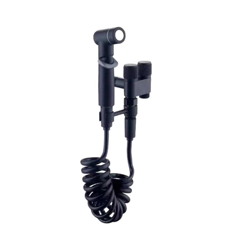 Double Outlet Toilet Cleaning Bidet Sprayer Handheld Bathroom Shower Head New Anal Douche Bathroom