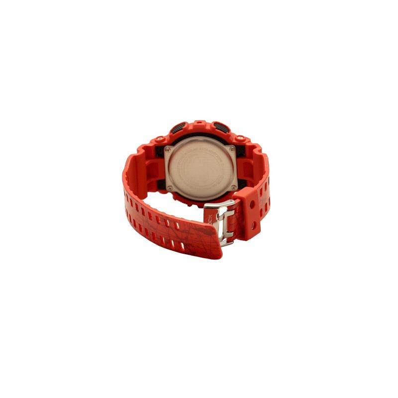 Casio CASIOG-SHOCKСЕРИЯ ТЕМАТИЧЕСКИХ МОДЕЛЕЙ SLASHPATTERN, автоматическая светодиодная подсветка, календарь, ударопрочные, противомагнитные и водонепроницаемые, кварцевый механизм, GA-110SL-4