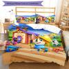 3pcs Pupstruction Bedding Set Duvet Cover Closure Includes 1 Duvet Cover & 2 Pillowcases, Soft and Comfortable for All Seasons.