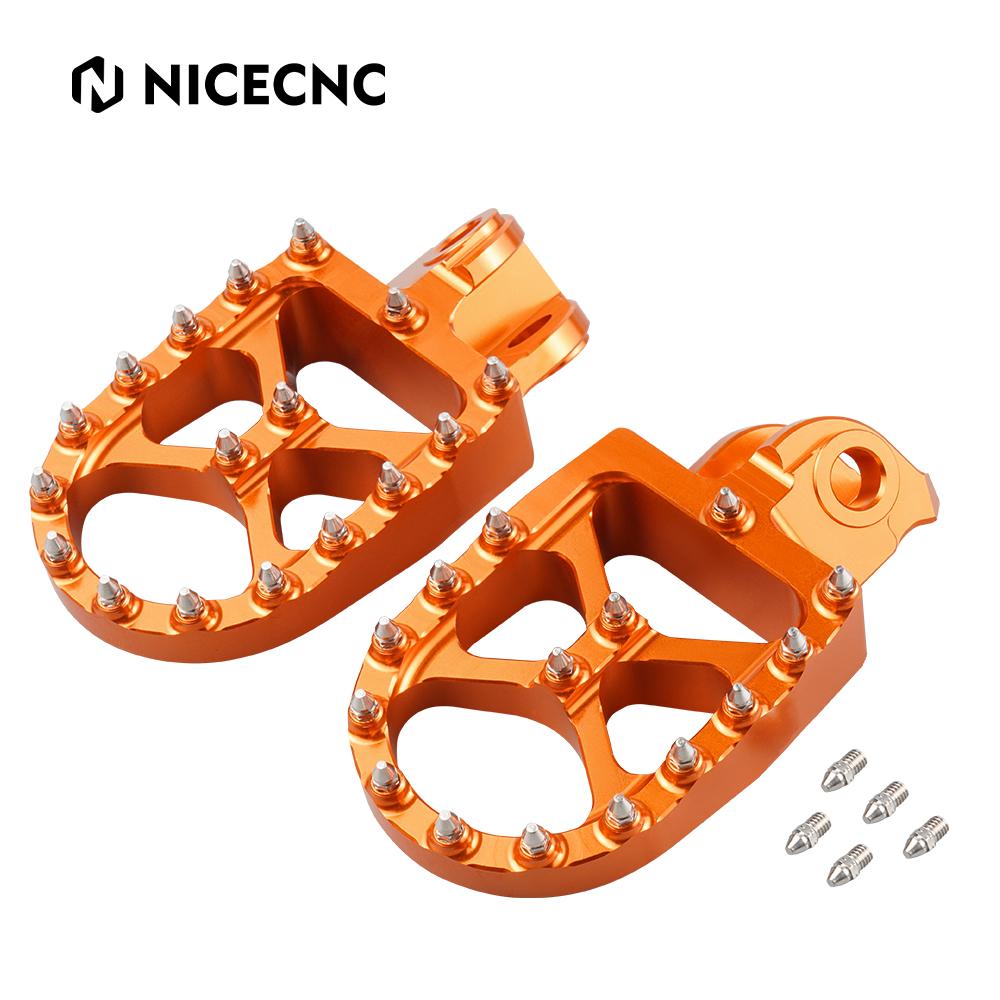 For KTM EXC 300 1998-2016 EXC 250 EXCF 350 EXC 450 Foot Pegs Footrest Pedal SX 125 SXF 250 SXF 450 1998-2015 XCW 300 2006-2016