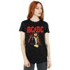 AC/DC Womens/Ladies Angus Highway To Hell Cotton Boyfriend T-Shirt