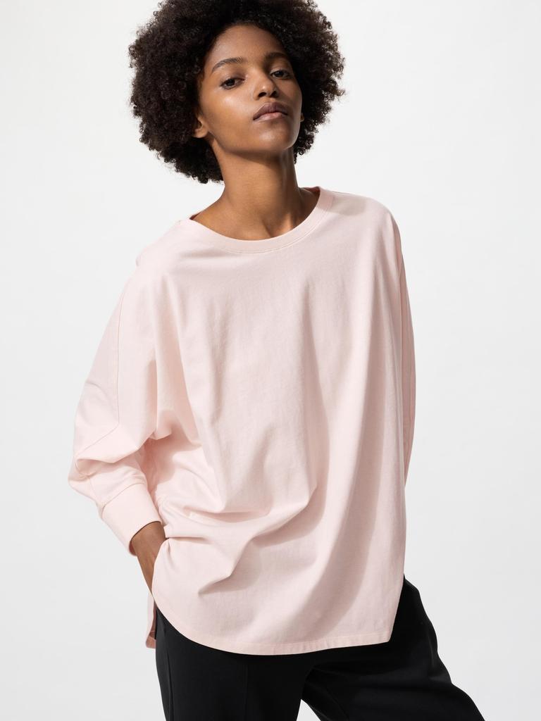 Uniqlo Рукав «летучая мышь» в японском стиле, рукав 7 четвертей